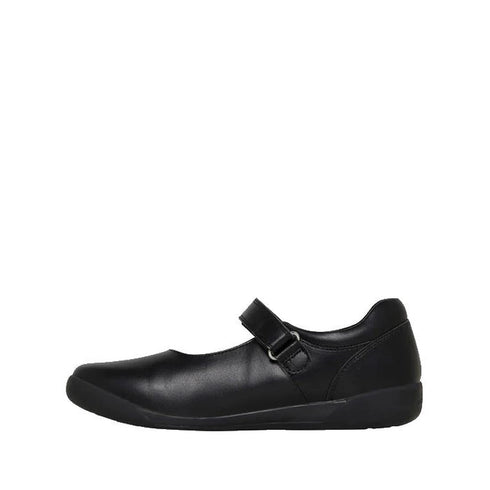 Clarks - Bethany  Velcro Leather School Shoes Mary Jane Senior Sizes